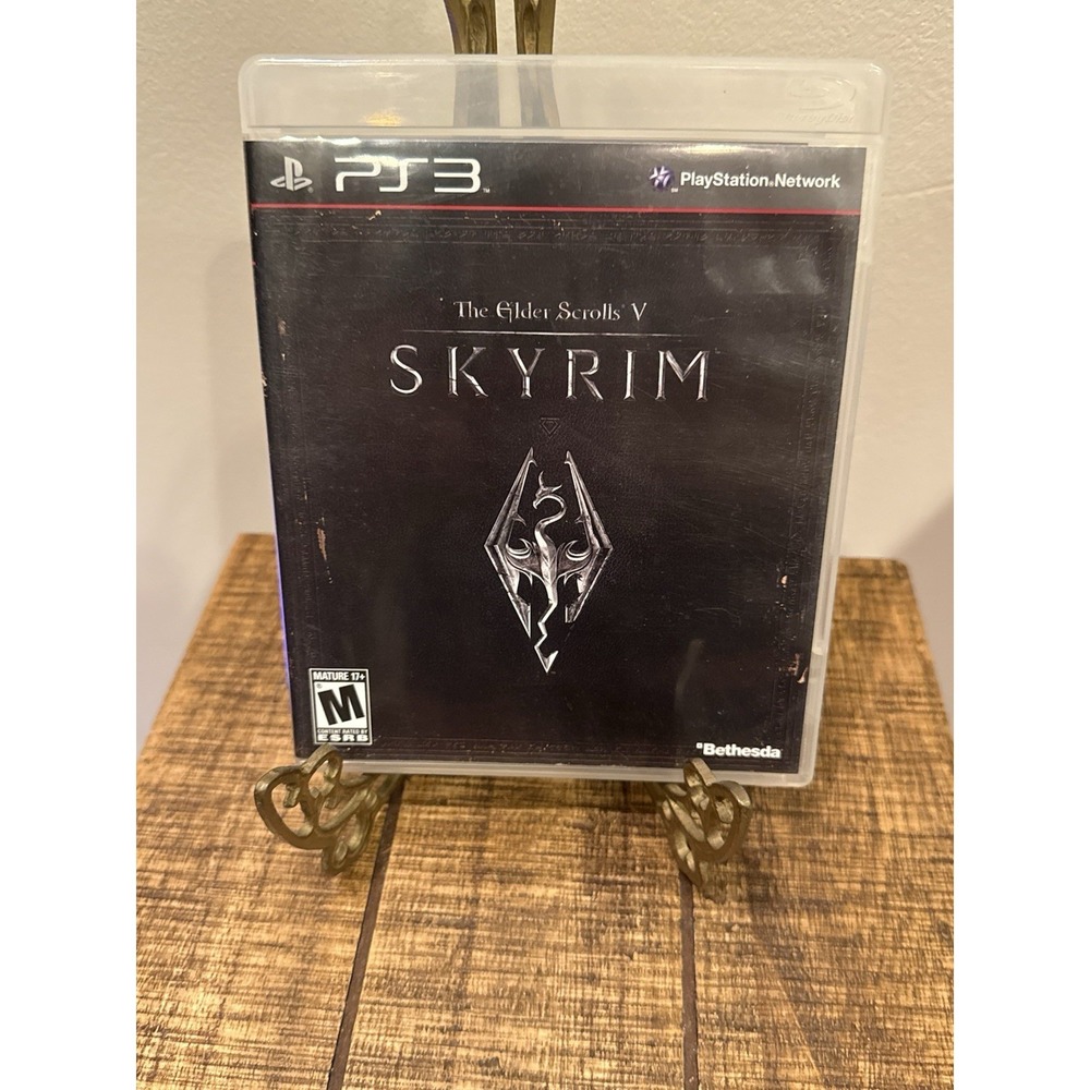 The Elder Scrolls V: Skyrim (PlayStation 3, 2011) Complete In Box With‎ Manual